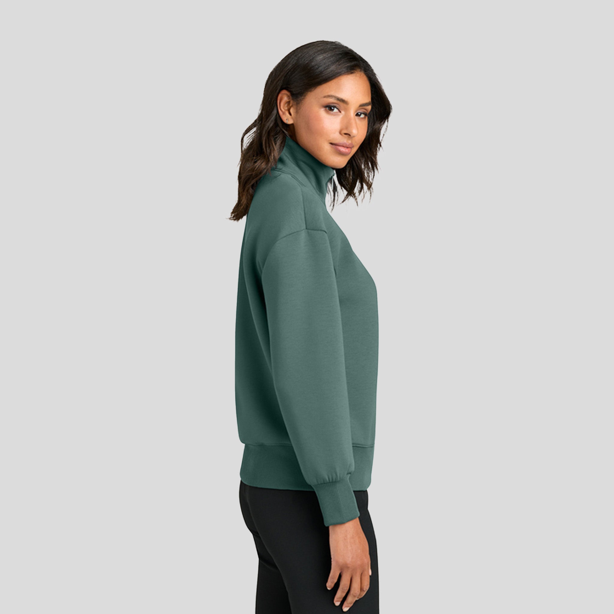 Women’s Soft Spacer 1/4-Zip | Silver Pine