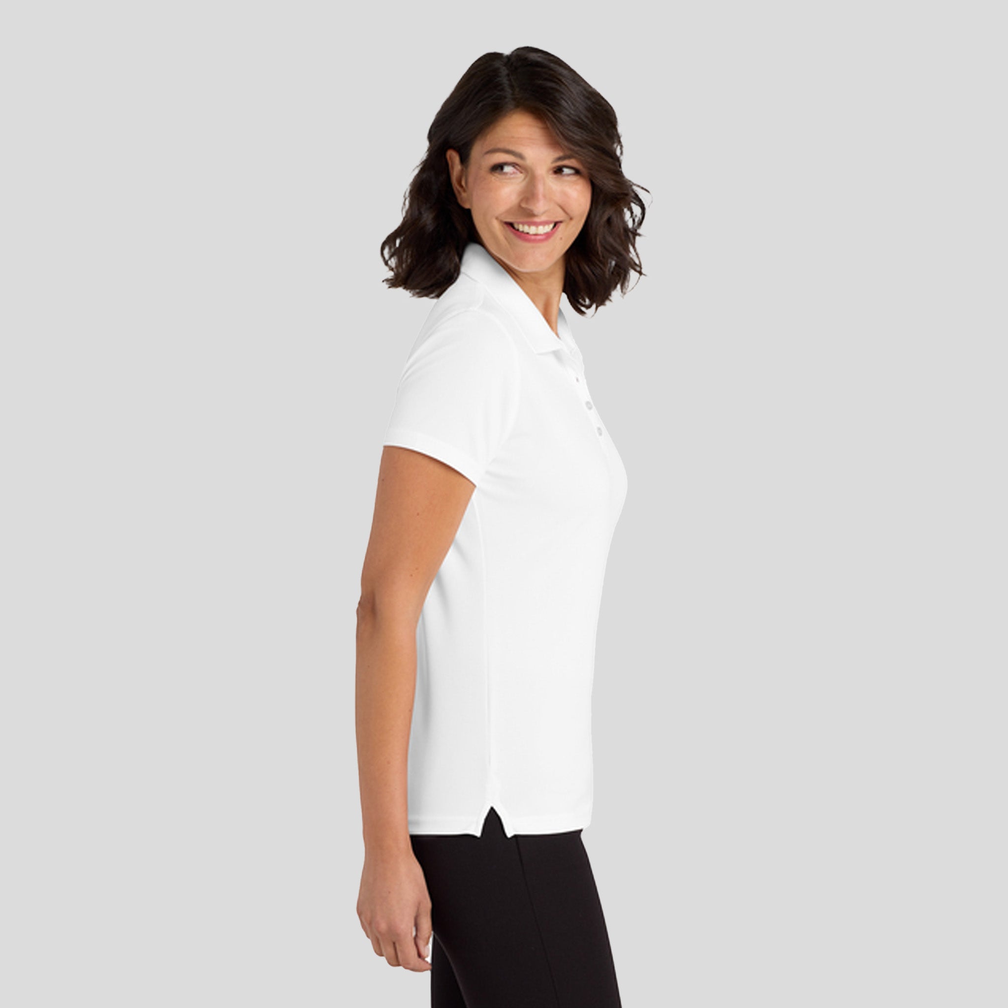 Women's Dry Zone® UV Micro-Mesh Polo | White