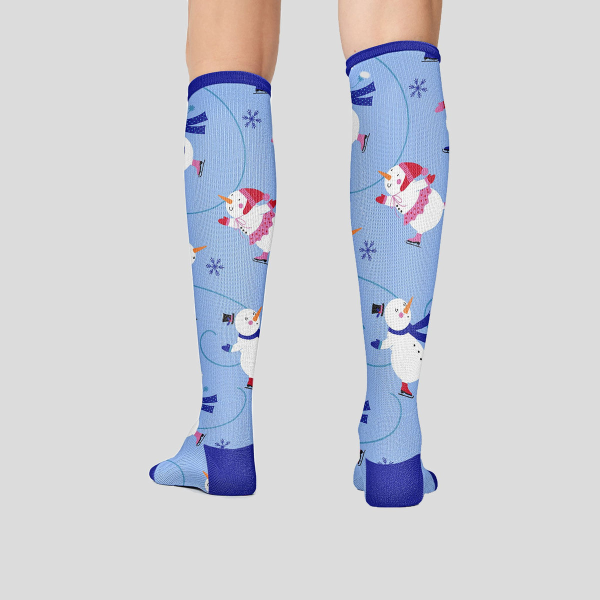 Women's 10-15mmHg Compression Socks | Winter Wonderland